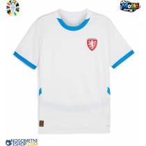 Moški Nogometni dresi Češka Gostujoči EP 2024 Kratek Rokav